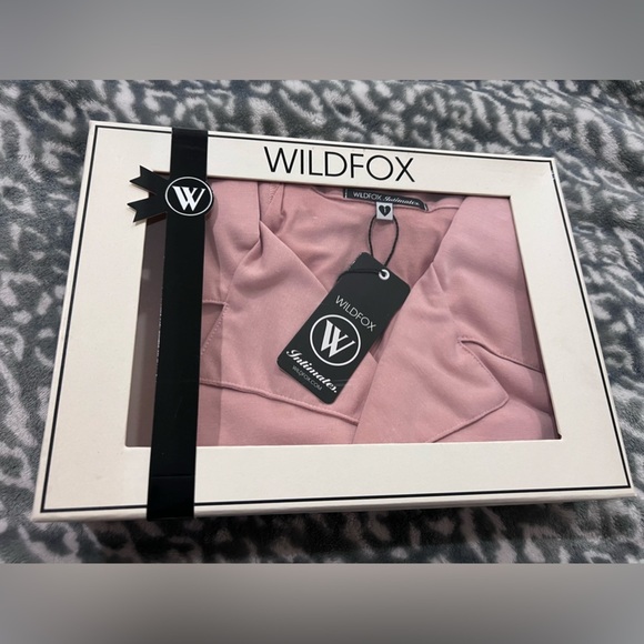 Wildfox Couture Unwrap Me Robe in Dusty Rose size XS/S and M/L NIB - Picture 3 of 3